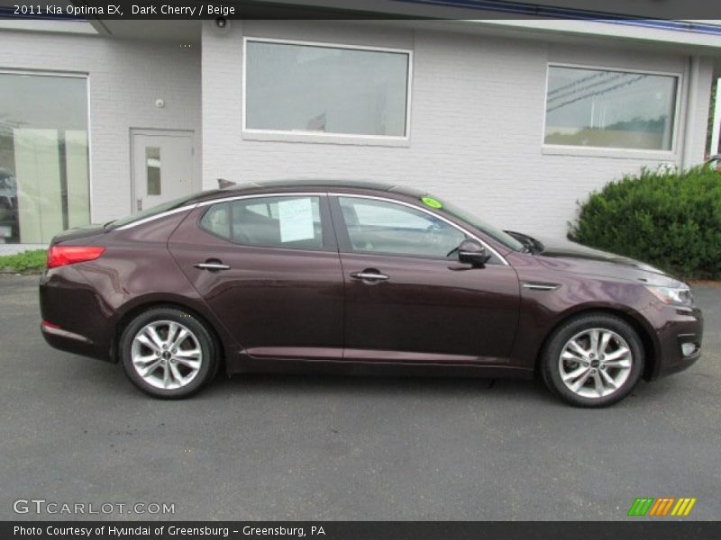 Dark Cherry / Beige 2011 Kia Optima EX