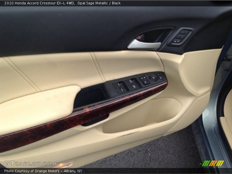 Opal Sage Metallic / Black 2010 Honda Accord Crosstour EX-L 4WD
