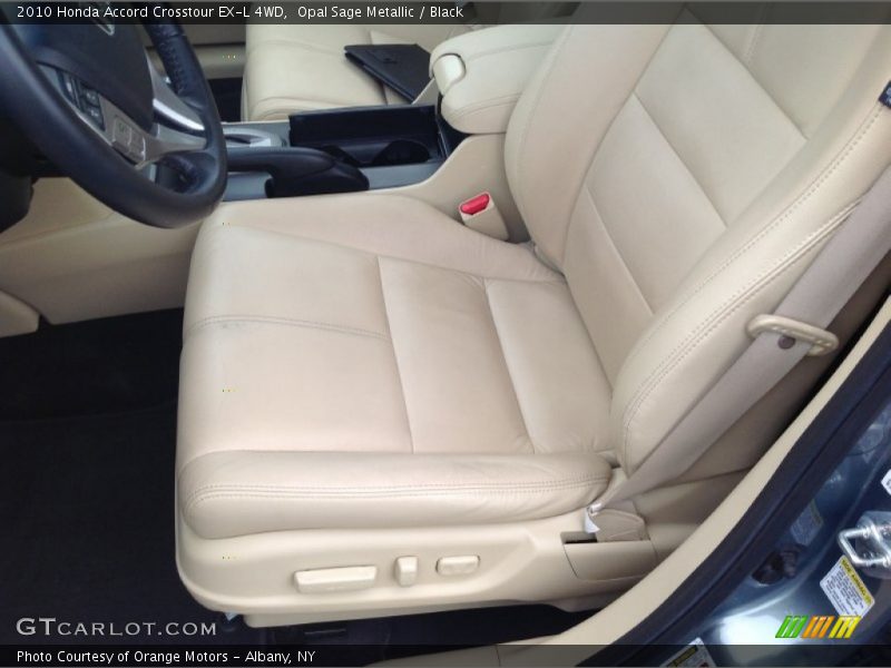 Opal Sage Metallic / Black 2010 Honda Accord Crosstour EX-L 4WD