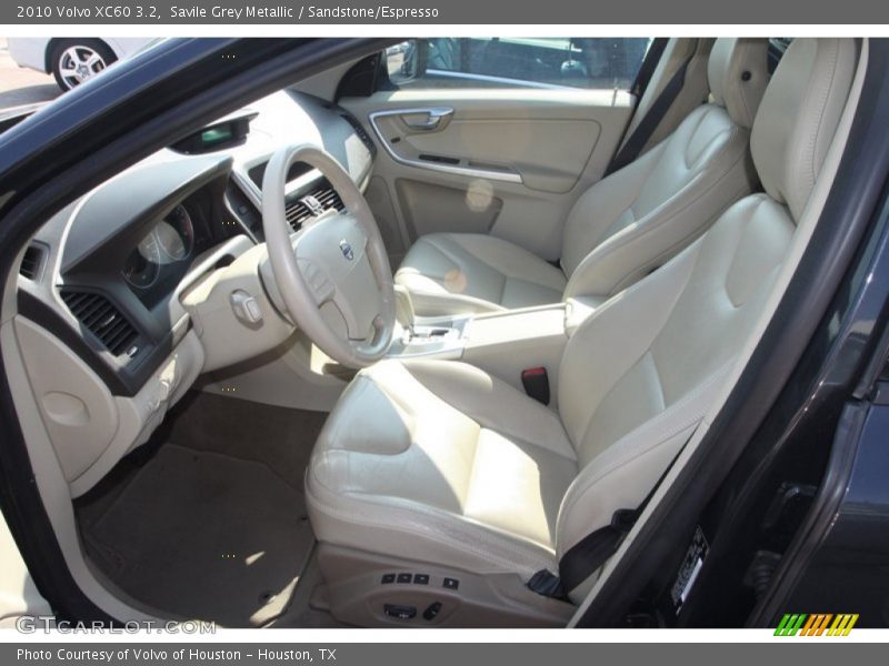 Savile Grey Metallic / Sandstone/Espresso 2010 Volvo XC60 3.2