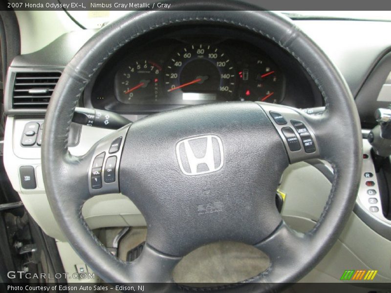 Nimbus Gray Metallic / Gray 2007 Honda Odyssey EX-L