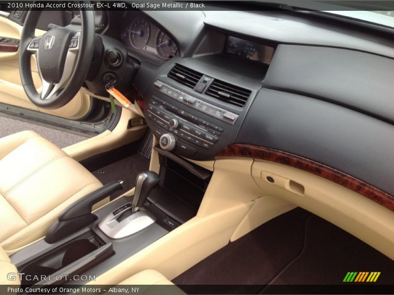 Opal Sage Metallic / Black 2010 Honda Accord Crosstour EX-L 4WD