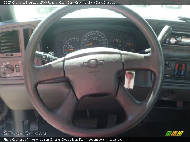 Dark Gray Metallic / Dark Charcoal 2005 Chevrolet Silverado 1500 Regular Cab