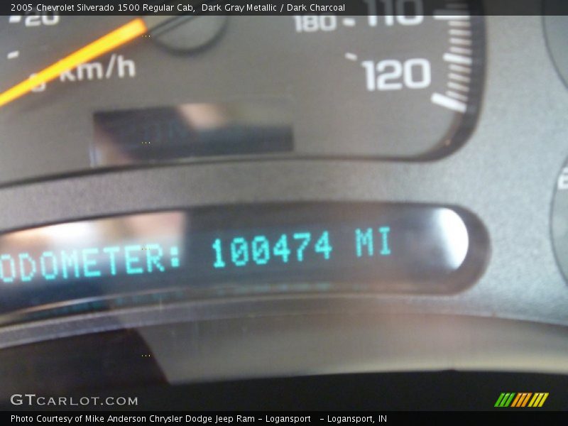 Dark Gray Metallic / Dark Charcoal 2005 Chevrolet Silverado 1500 Regular Cab