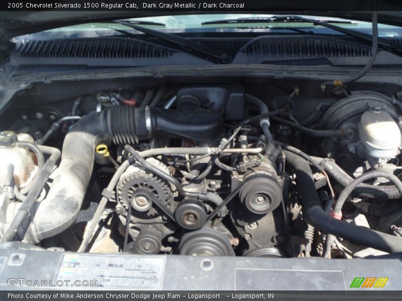 Dark Gray Metallic / Dark Charcoal 2005 Chevrolet Silverado 1500 Regular Cab