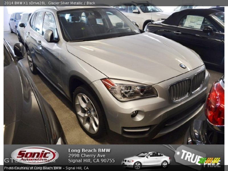Glacier Silver Metallic / Black 2014 BMW X1 sDrive28i