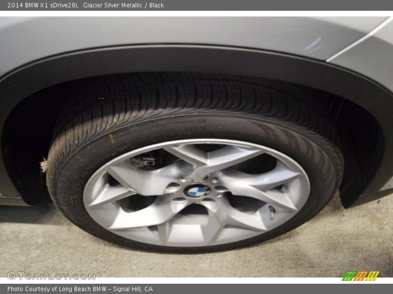 Glacier Silver Metallic / Black 2014 BMW X1 sDrive28i