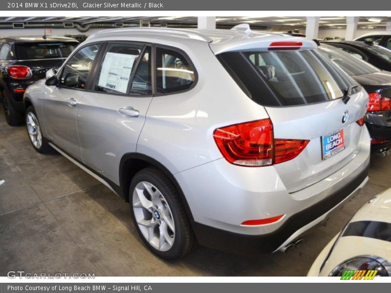 Glacier Silver Metallic / Black 2014 BMW X1 sDrive28i