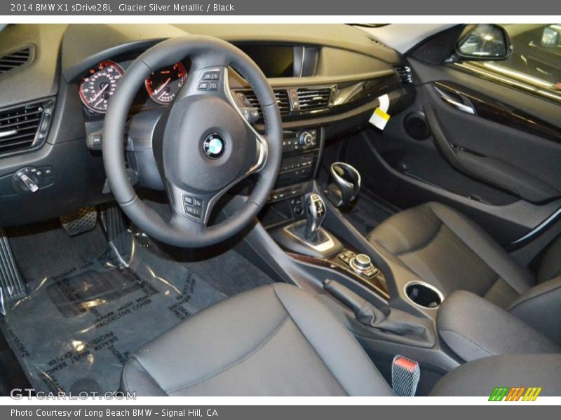 Glacier Silver Metallic / Black 2014 BMW X1 sDrive28i