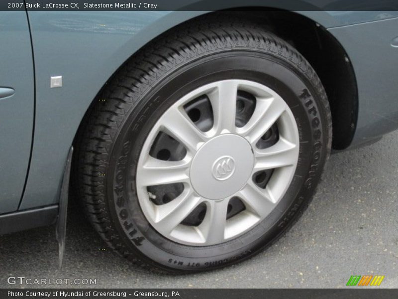 Slatestone Metallic / Gray 2007 Buick LaCrosse CX