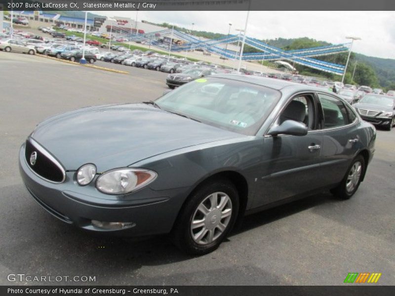 Slatestone Metallic / Gray 2007 Buick LaCrosse CX