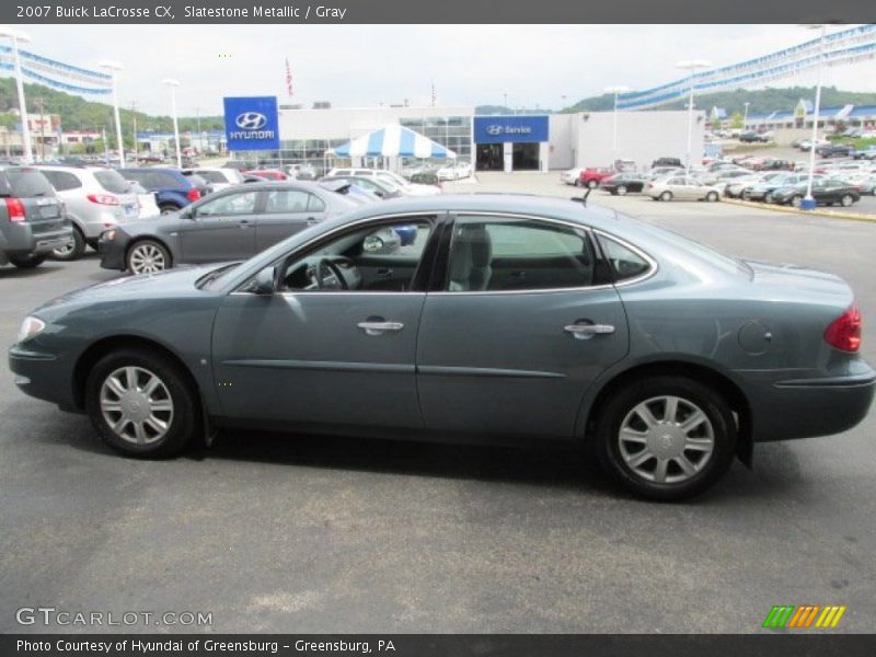 Slatestone Metallic / Gray 2007 Buick LaCrosse CX