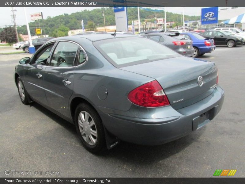 Slatestone Metallic / Gray 2007 Buick LaCrosse CX