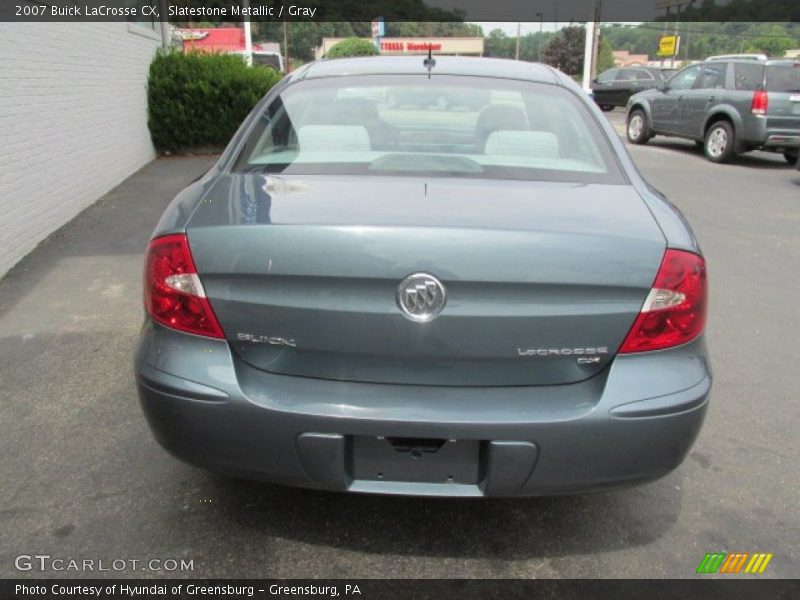 Slatestone Metallic / Gray 2007 Buick LaCrosse CX