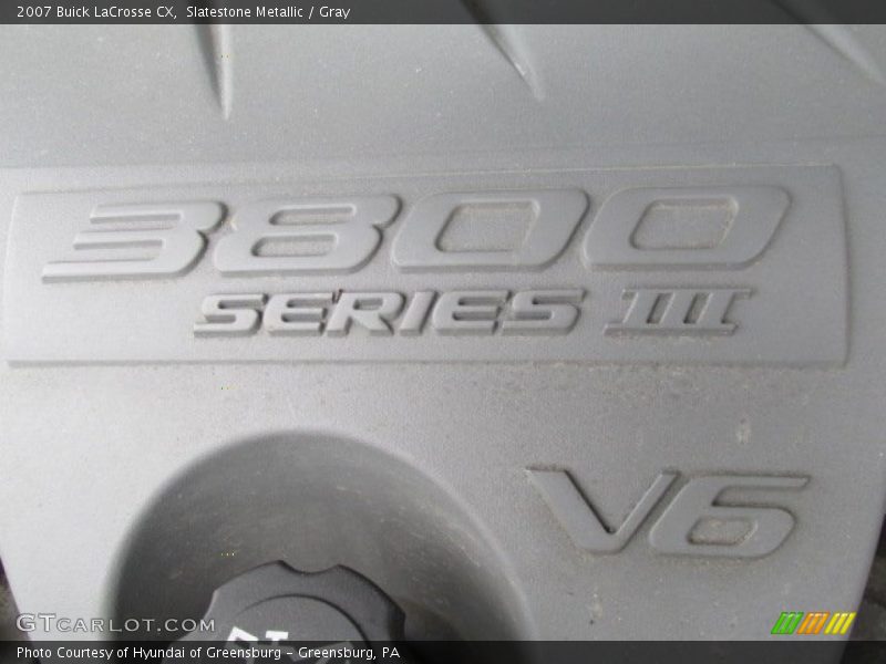 Slatestone Metallic / Gray 2007 Buick LaCrosse CX