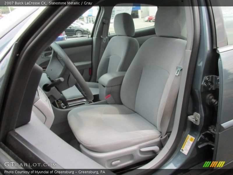 Slatestone Metallic / Gray 2007 Buick LaCrosse CX