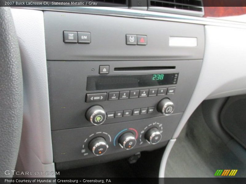Slatestone Metallic / Gray 2007 Buick LaCrosse CX