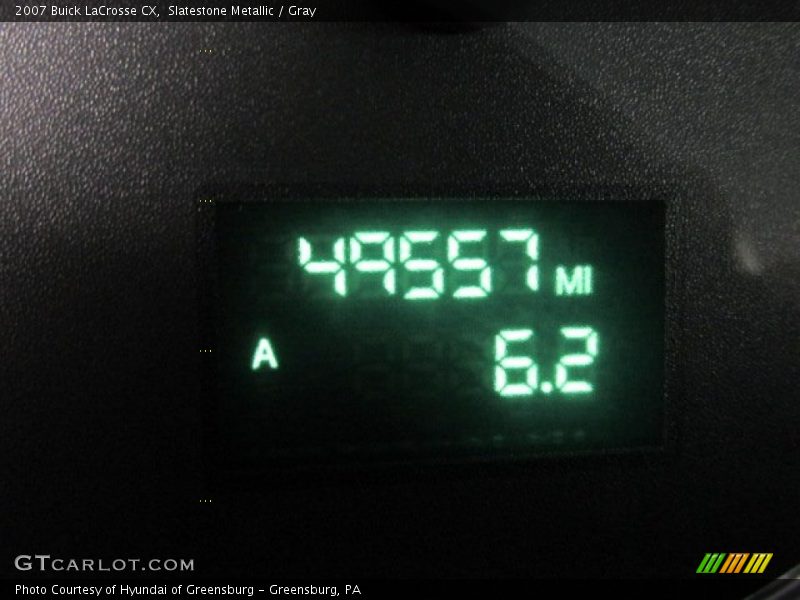 Slatestone Metallic / Gray 2007 Buick LaCrosse CX