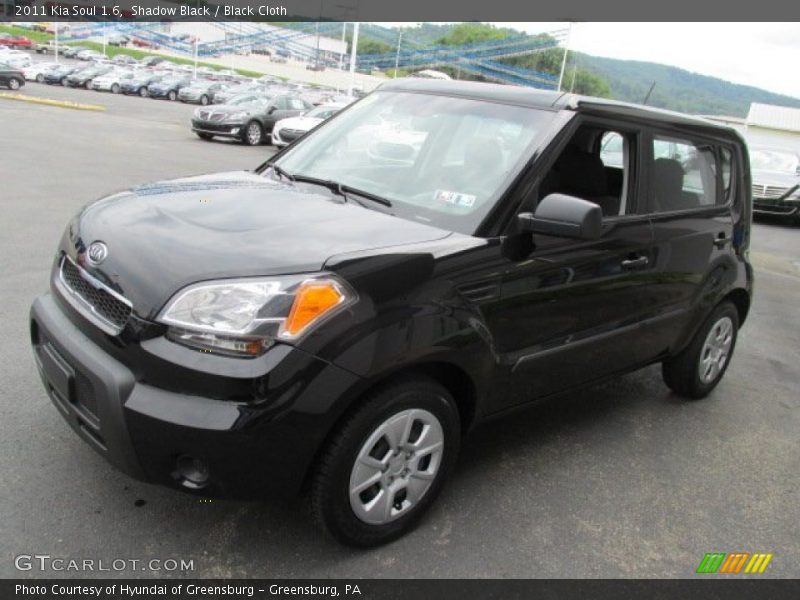 Shadow Black / Black Cloth 2011 Kia Soul 1.6