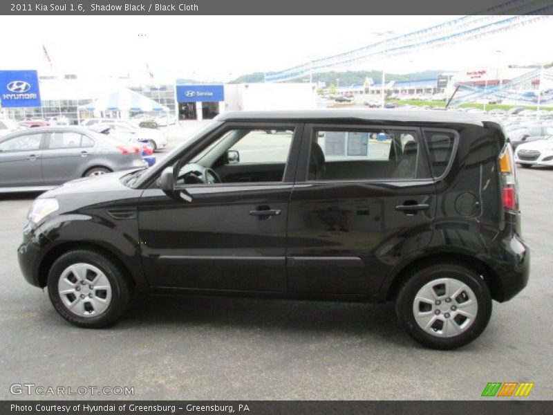 Shadow Black / Black Cloth 2011 Kia Soul 1.6
