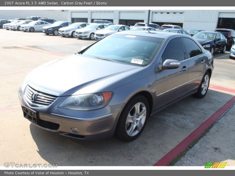 Carbon Gray Pearl / Ebony 2007 Acura RL 3.5 AWD Sedan
