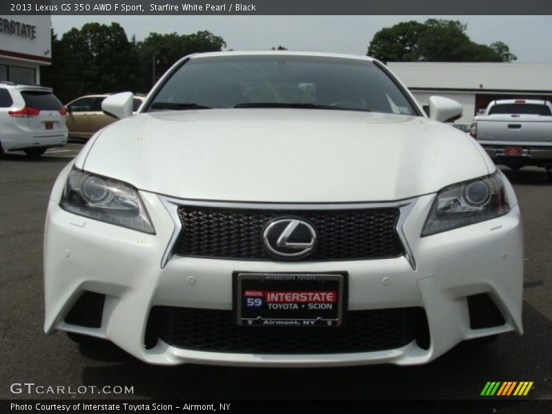 Starfire White Pearl / Black 2013 Lexus GS 350 AWD F Sport