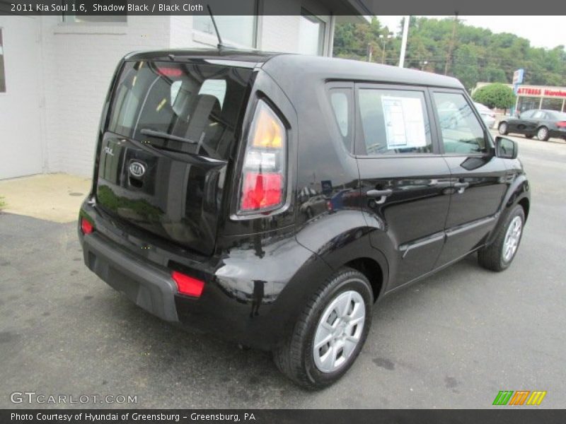 Shadow Black / Black Cloth 2011 Kia Soul 1.6