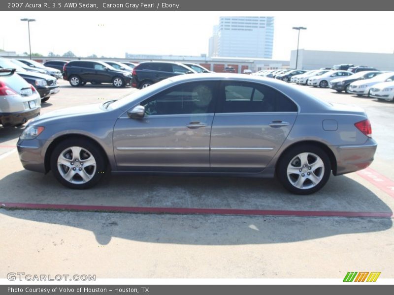 Carbon Gray Pearl / Ebony 2007 Acura RL 3.5 AWD Sedan