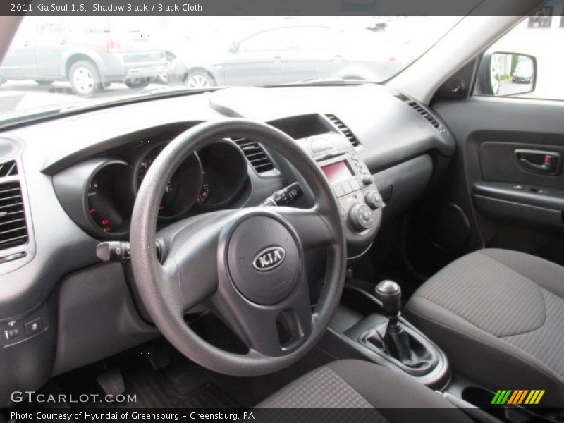 Shadow Black / Black Cloth 2011 Kia Soul 1.6