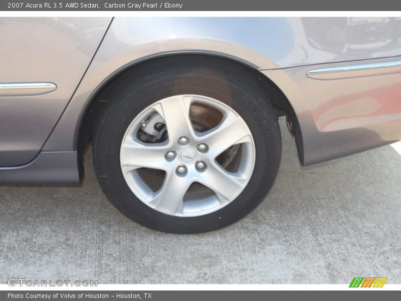 Carbon Gray Pearl / Ebony 2007 Acura RL 3.5 AWD Sedan