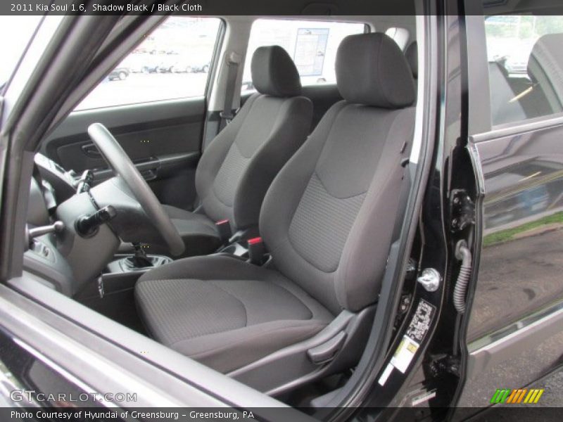 Shadow Black / Black Cloth 2011 Kia Soul 1.6