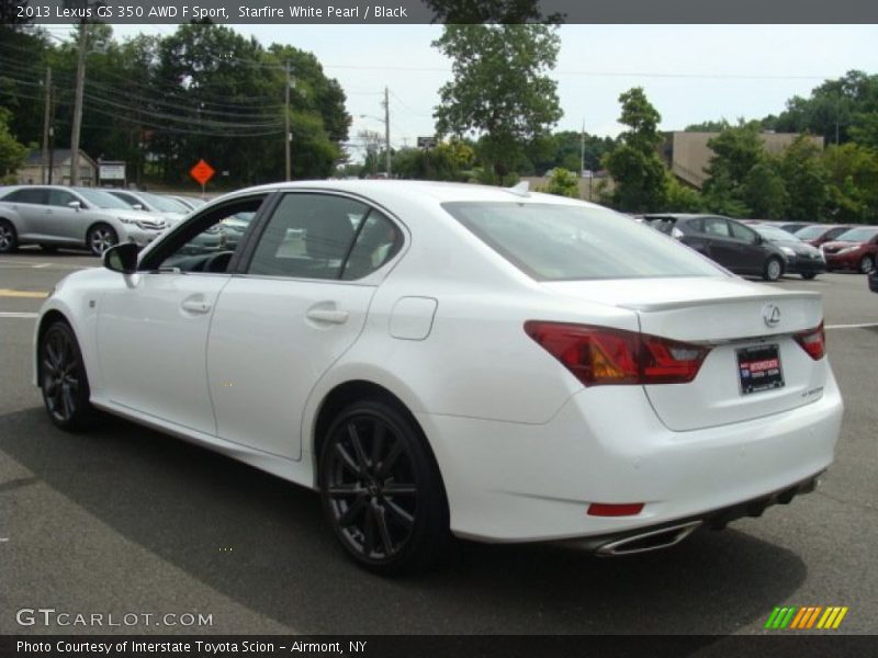 Starfire White Pearl / Black 2013 Lexus GS 350 AWD F Sport