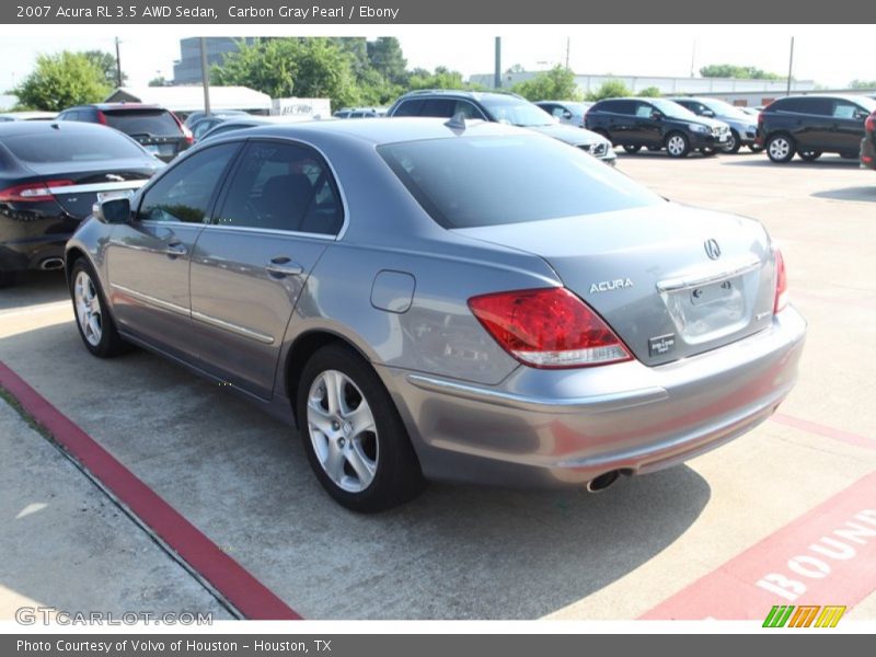 Carbon Gray Pearl / Ebony 2007 Acura RL 3.5 AWD Sedan