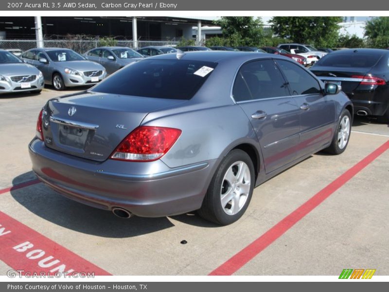 Carbon Gray Pearl / Ebony 2007 Acura RL 3.5 AWD Sedan