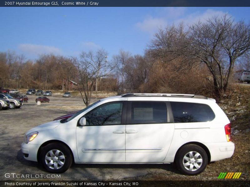 Cosmic White / Gray 2007 Hyundai Entourage GLS