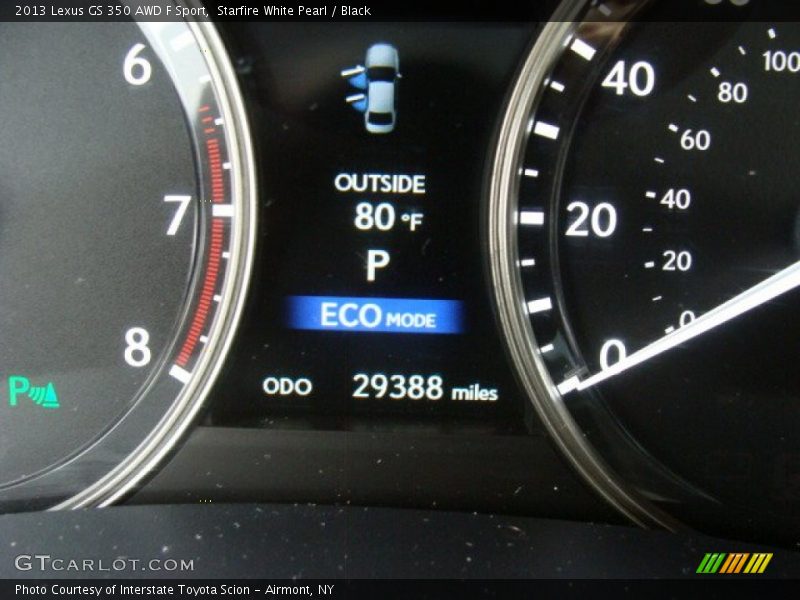 Starfire White Pearl / Black 2013 Lexus GS 350 AWD F Sport