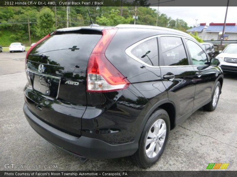 Crystal Black Pearl / Black 2012 Honda CR-V EX-L 4WD