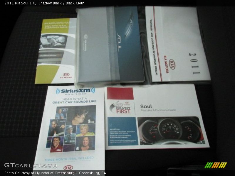 Shadow Black / Black Cloth 2011 Kia Soul 1.6