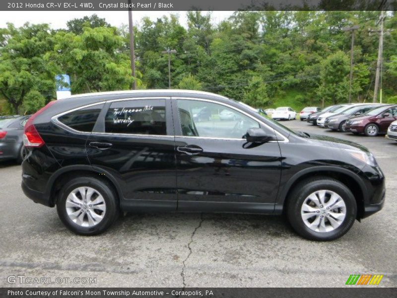Crystal Black Pearl / Black 2012 Honda CR-V EX-L 4WD