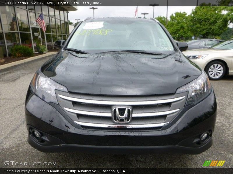 Crystal Black Pearl / Black 2012 Honda CR-V EX-L 4WD