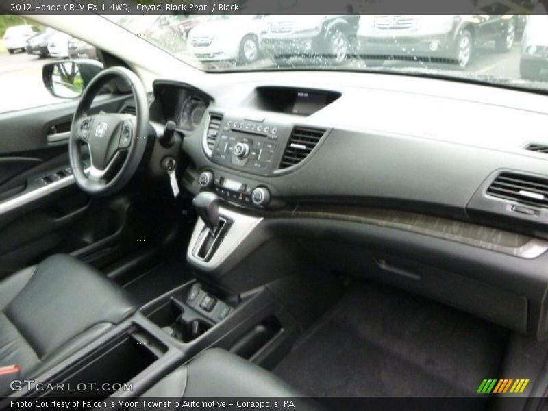 Crystal Black Pearl / Black 2012 Honda CR-V EX-L 4WD