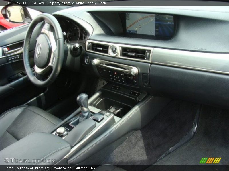 Starfire White Pearl / Black 2013 Lexus GS 350 AWD F Sport