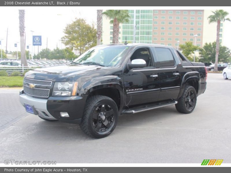 Black / Ebony 2008 Chevrolet Avalanche LT