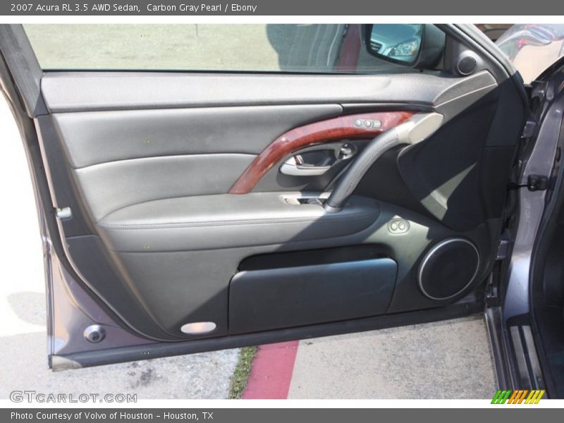 Carbon Gray Pearl / Ebony 2007 Acura RL 3.5 AWD Sedan