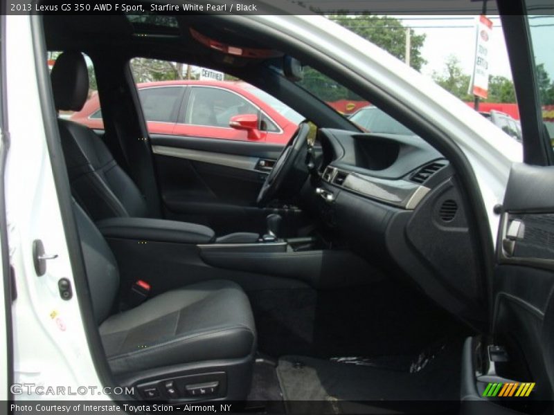Starfire White Pearl / Black 2013 Lexus GS 350 AWD F Sport