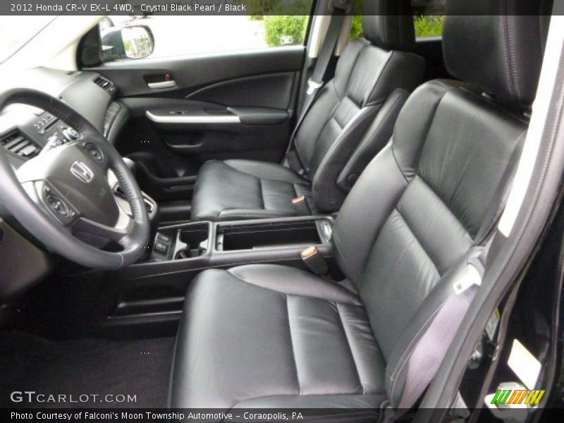 Crystal Black Pearl / Black 2012 Honda CR-V EX-L 4WD
