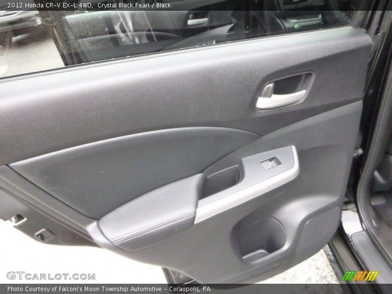 Crystal Black Pearl / Black 2012 Honda CR-V EX-L 4WD