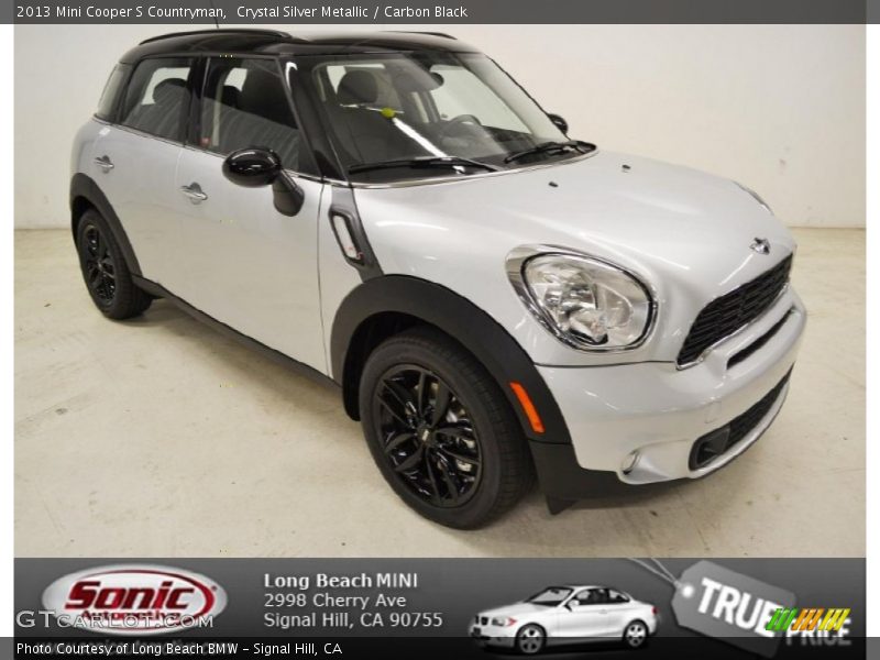 Crystal Silver Metallic / Carbon Black 2013 Mini Cooper S Countryman