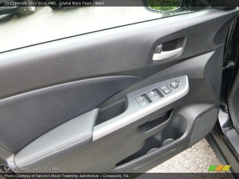 Crystal Black Pearl / Black 2012 Honda CR-V EX-L 4WD