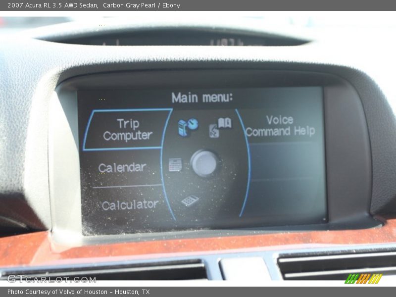 Carbon Gray Pearl / Ebony 2007 Acura RL 3.5 AWD Sedan